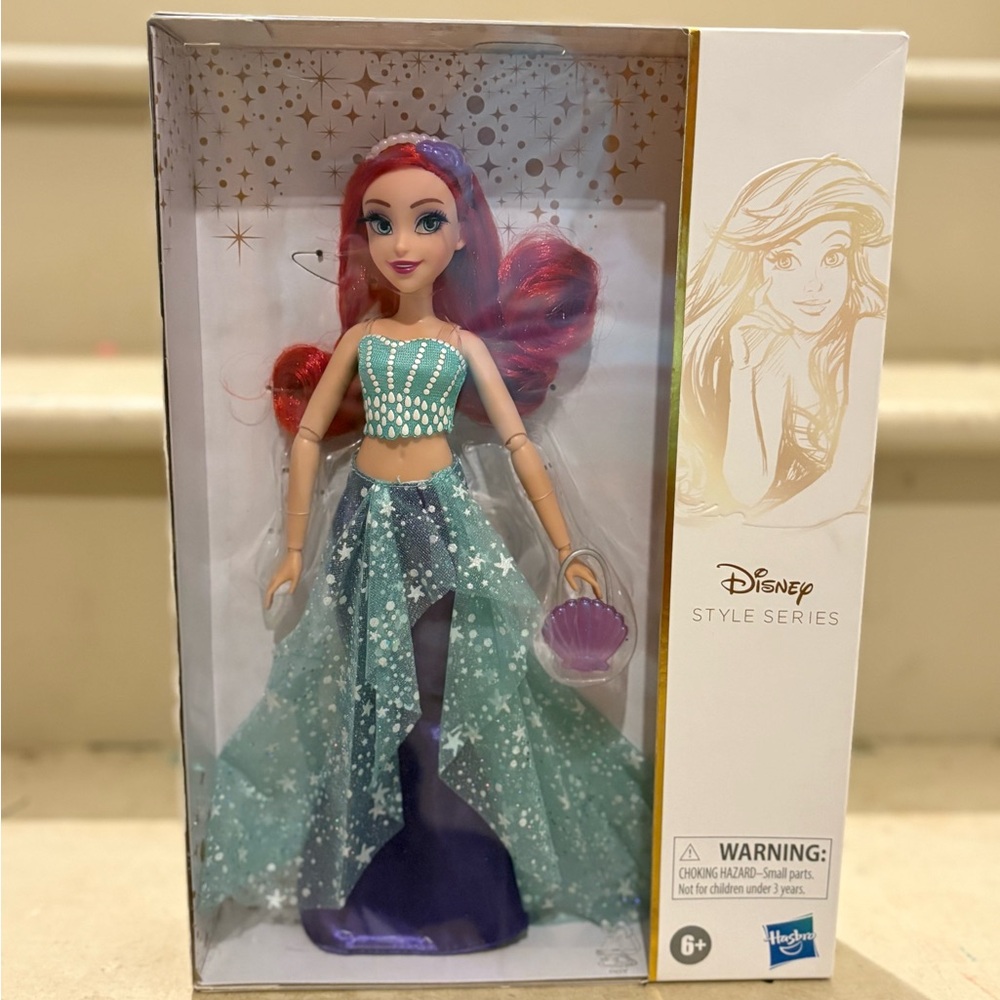 Disney Style Series Ariel Doll with Red Hair and Teal Outfit